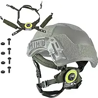 Система подвески креплений Team Wendy тактического шлема FAST MICH олива зелена