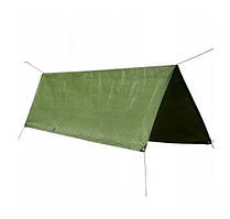 Тент тактичний Mil-Tec 385X500СМ Олива ABDECKPLANE PE 385X500 CM OLIV 14241301.solve