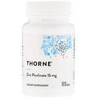 Микроэлемент Цинк Thorne Research Zinc Picolinate 15 mg 60 Caps