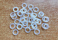 Силиконовые Кольца O-rings | Белые Прозрачные Оринги 30 штук 1.5 мм против Щелкания Клавиатуры