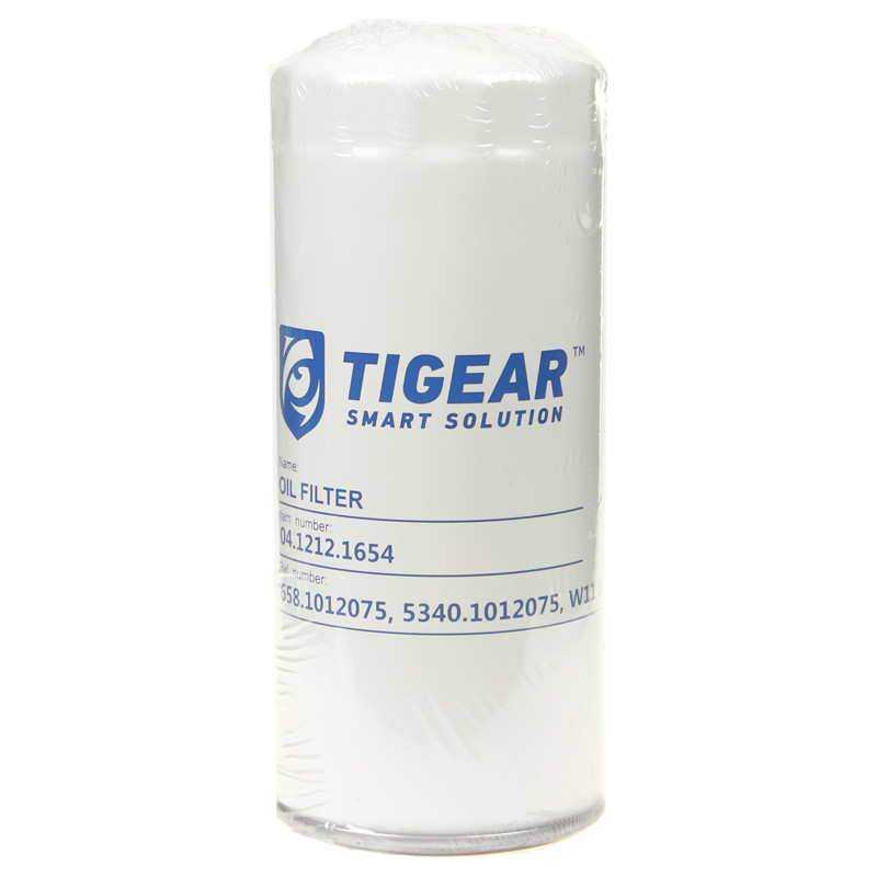 Фільтр оливний дв. ЯМЗ Євро-0,1,2,3,4 (нарізний) (ан. 5340.1012075) (TIGEAR.EU) 658.1012075 (04.1212.1654)