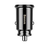 Автомобільний зарядний пристрій Baseus Grain Car Charger 3.1A Black, фото 2