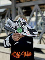 Мужские кроссовки Nike Vomero 5 (чёрные с белым и серым) модные спортивные лёгкие кроссы J3565