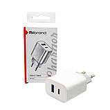 Мережевий зарядний пристрій Mibrand MI-15 20W PD + Quick Charger USB-A + USB-C White, фото 4