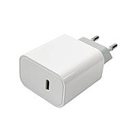 Мережевий зарядний пристрій Mibrand MI-16 20W PD + Quick Charger USB-C White