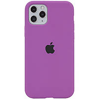 Чехол Silicone Case Full Protective (AA) для Apple iPhone 11 Pro Max (6.5"), Фиолетовый / Grape