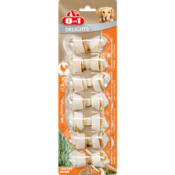 8 in 1, для очищення зубів від нальоту, з курячим м'ясом, (7шт), ХЅ/7см