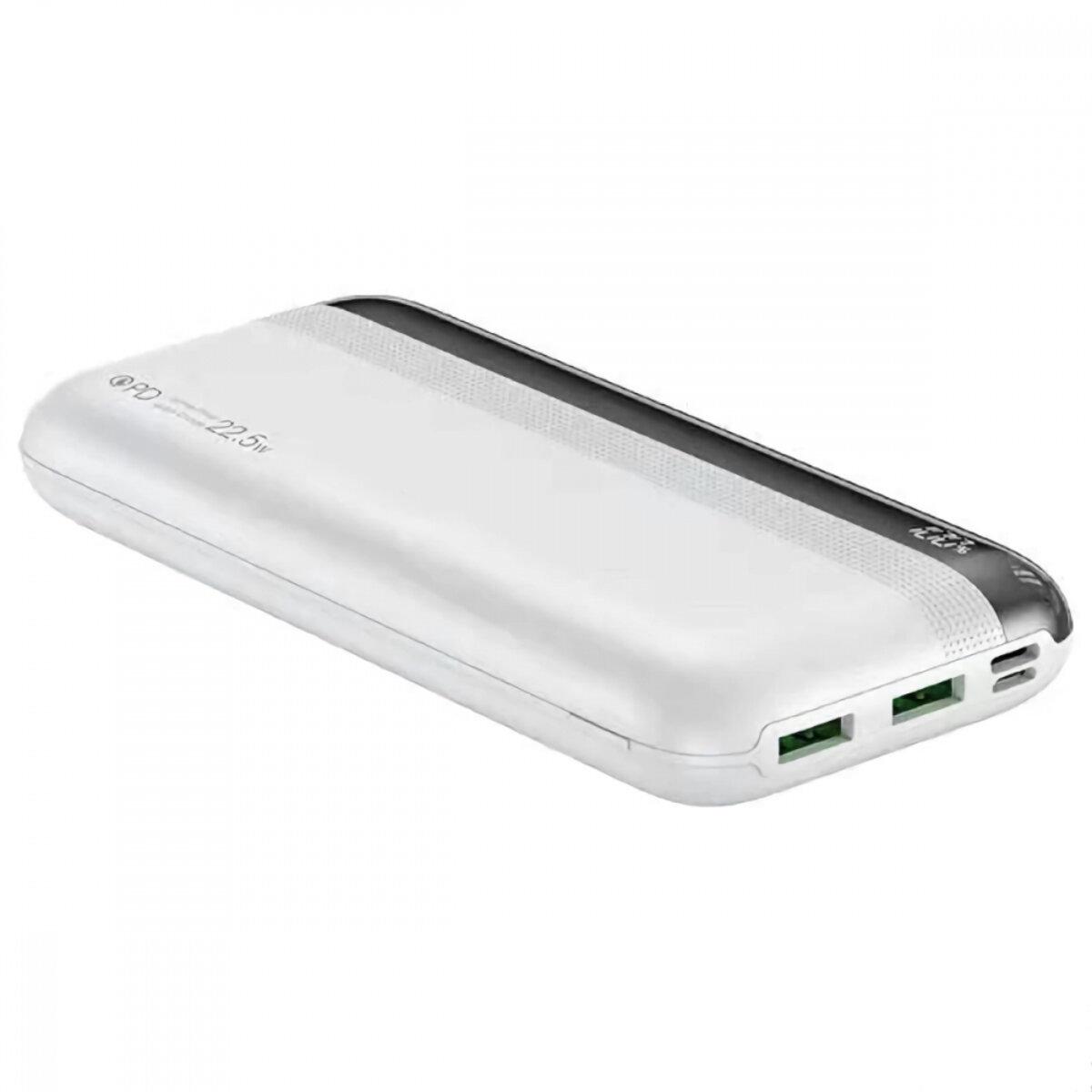 Зовнішній акумулятор REMAX Kiren Series PD20W+QC22.5W Fast Charging Power Bank  20000mAh RPP-180 White