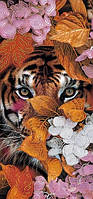 Набор для вышивки бисером, "Хищник" (тигр), НК3313, 20*42см, Nova Sloboda