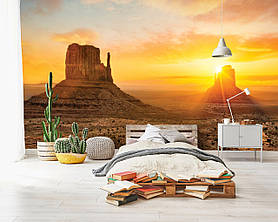 Флізелінові фотошпалери з природою 368x254 см 3D Пустельний пейзаж в Аризоні (14623V8)+клей