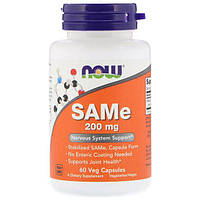 Метионин NOW Foods SAM-e 200 mg 60 Veg Caps NF0127