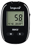 Глюкометр longevita + тест смужки для глюкометра Longevita 50шт + 50ланцет Строк 03.2026р, фото 5