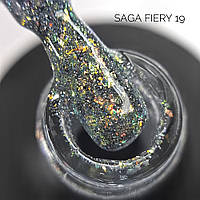 Светоотражающий гель-лак Saga Fiery Gel №19