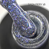 Светоотражающий гель-лак Saga Fiery Gel №18