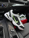 Чоловічі кросівки Nike Air Monarch IV весна-осінь повсякденні білі з сірим. Живе фото. Топ, фото 5