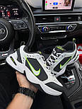 Чоловічі кросівки Nike Air Monarch IV весна-осінь повсякденні білі з сірим. Живе фото. Топ, фото 4