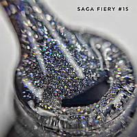 Светоотражающий гель-лак Saga Fiery Gel №15