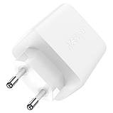 Мережевий зарядний пристрій ACEFAST A41 PD65W GaN (2*USB-C+USB-A) charger White, фото 2