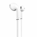 Навушники BOROFONE BM23 Bright sound universal earphones with mic White, фото 2