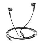 Навушники HOCO M93 wire control earphones with microphone Black, фото 4
