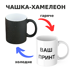 Чашка-хамелеон 330 мл Ваш принт