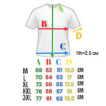 Чоловіча футболка Los Angeles XL Black, фото 4