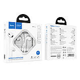 Навушники HOCO M1 Max crystal earphones with mic White, фото 4