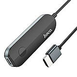 Кабель-перехiдник HOCO UA23 Flowing wireless display adapter(iP version) Black, фото 2