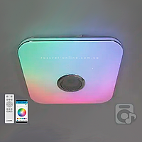 Музыкальная LED люстра Esllse MUSIC RGB 40W S с динамиком и приложением для смартфона APP-330-WHITE