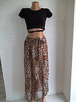 ( 50 р талия - 100 см ) Женская тигровая пляжная юбка парео НОВАЯ Германия