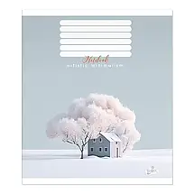 Зошит 18 аркушів клітинка "Бріск"/ Художнiй мiнiмалiзм, фото 2