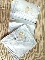 Спальний дитячий комплект 3в1 «BEBITOF» блакитний.solve