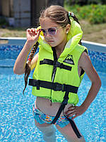 Дитячий спасжилет з коміром Vulkan Neon Yellow