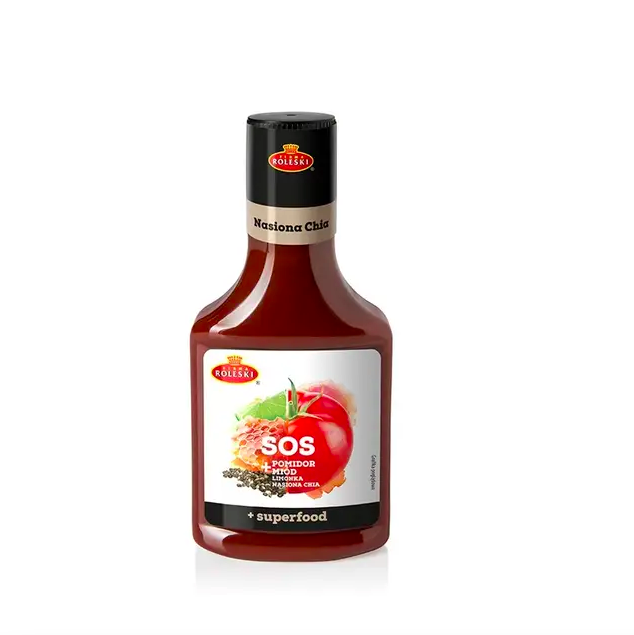 Томатний соус Roleski Superfood із соком лимона та насінням чіа 340г