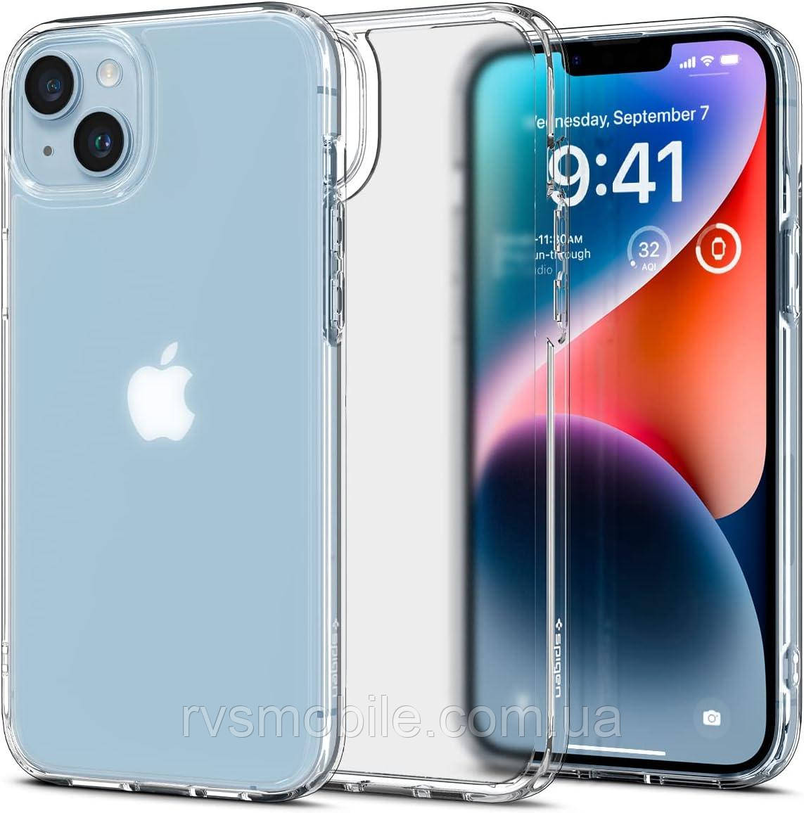 Чохол Spigen для Apple iPhone 14 - Ultra Hybrid (Anti-Yellowing Technology), Frost Clear (ACS05046)