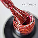 Гель лак світловідбивний для нігтів Saga Fiery Gel №42 8 мл, фото 3
