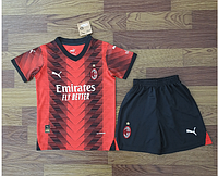 Форма красно черная футбольная Милан 2023-2024 Puma Milan Home Authentic Set