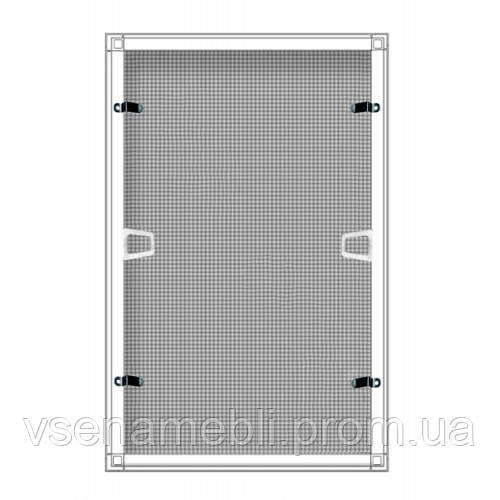 Москітна сітка Термопласт профіль 10х30мм для металопластикового вікна на гачках, біла (1 кв. метр) (713801)