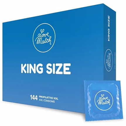 Презервативи  Love Match King Size XXL 1 шт. збільшеного розміру, фото 2