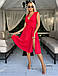 Розмір L | Жіноче плаття, супер-софт, червоне, фото 3