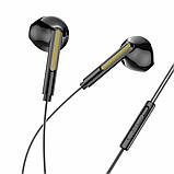 Навушники BOROFONE BM63 Melodic wire-controlled earphones with mic Black, фото 2