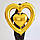 Фольгована куля "Серце 4D". Колiр: Рожеве Золото. Розмір: 95см*95см., фото 6