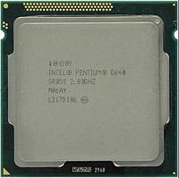 Процессор s1155 Intel Pentium G640 2.8GHz 2/2 3MB DDR3 1066 HD Graphics 65W бу #