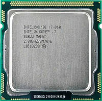 Процессор s1156 Intel Core i7-860 2.8-3.46GHz 4/8 8MB DDR3 1066-1333 95W б/у