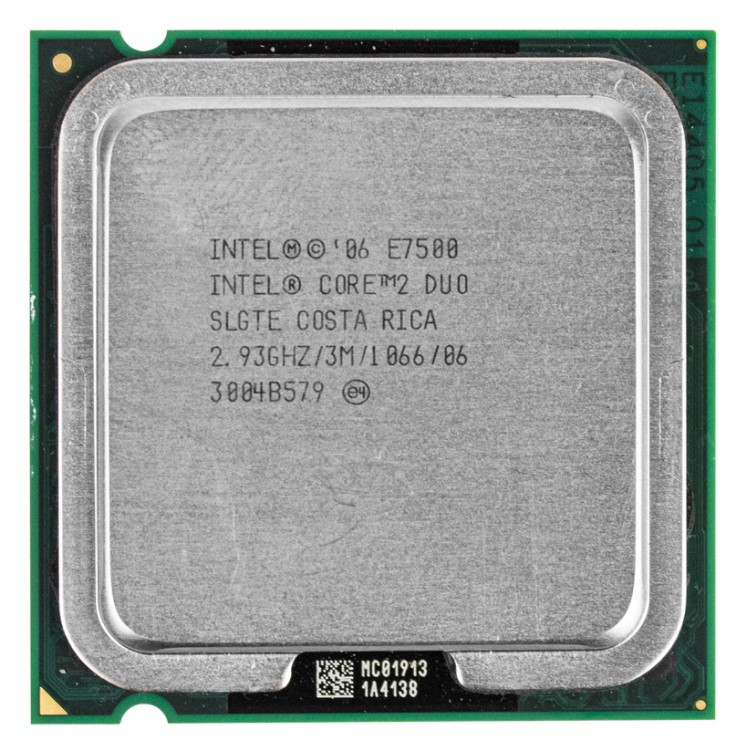 Процесор s775 Intel Core 2 Duo E7500 2.93GHz 2яд. 3MB FSB 1066MHz 65W б/в