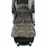 Теплий конверт на флісі Дісней мікс Adamex для коляски та санок 1000087 solve, фото 4