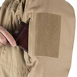 Куртка Soft Shell вітро-волого непроникна  Mil-Tec scu14 Coyote 10859005.solve, фото 8