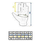 Рукавички шкіряні з кевларовою підкладкою Mil-Tec Aramid Gloves Чорні 12503002.solve, фото 4