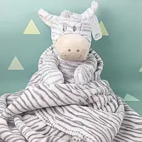 Іграшка Зебра з дитячим пледом, CLBL-22.solve