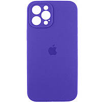 Чохол для смартфона Silicone Full Case AA Camera Protect for Apple iPhone 12 Pro Max 22, Dark Purple